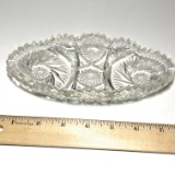 Vintage Cut Glass Dish