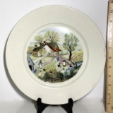 “Grandma Moses” Jack & Jill Plate