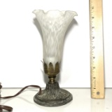 Trumpet Lamp with Metal Base