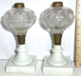 Pair of Vintage Oil Lamp Bases