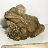 Concrete Frog Figure