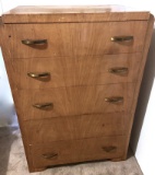 Mid-Century Wooden Chest of Drawers