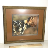 Larry Seymour LImited Edition 201/250 Print Titled “Watch Dog” in Frame