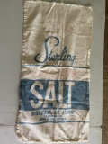 Sterling Salt Vintage Advertisement Sack