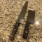 Vintage Meat Clever & Large Knife by Dexter