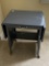 Rolling Vintage Drop-leaf Metal Typewriter Cart