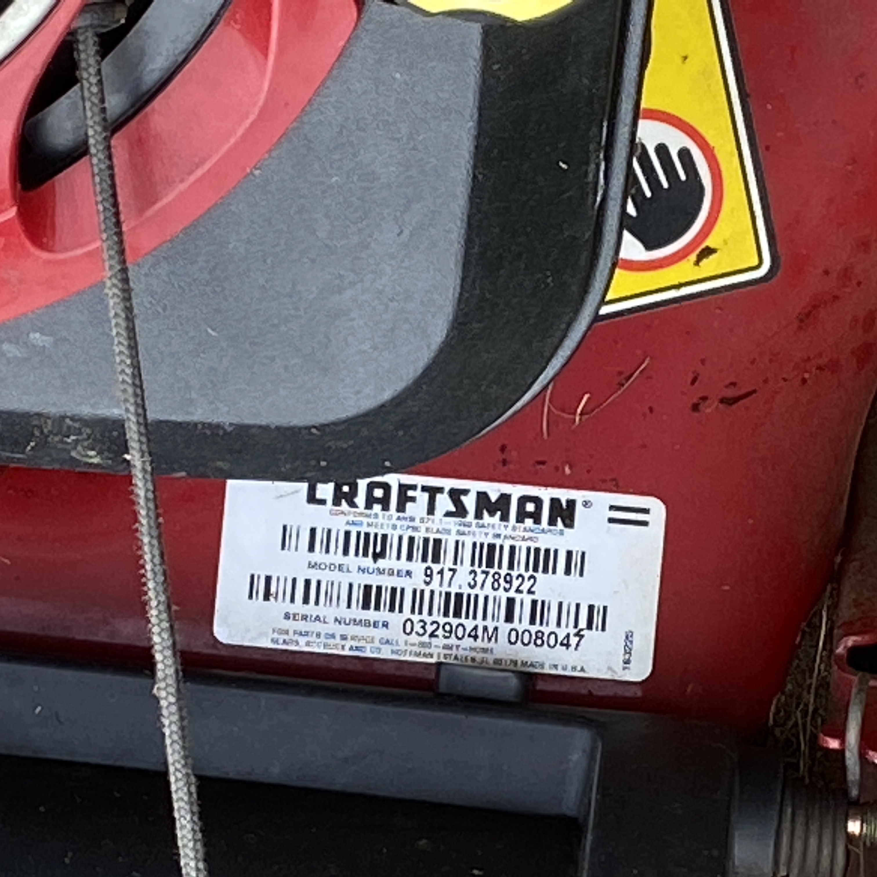 Craftsman Mower with 21 Hi Tunnel Mulcher Model Proxibid