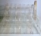 Clear Lucite Tiered Display Stand with 24 Individual Compartments