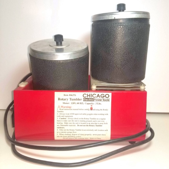 Chicago Rotary Tumbler - 120v - Works