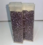 Lot of K11-071- 240 Grams of S/L Matte Satin Purple Beads