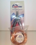 Ergo Grip Pliers New in Package & 7 Yards of 18 Square Natural Wire