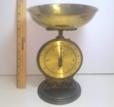 Vintage Brass Faced Salter Family Scale No. 46