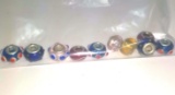 Lot of Assorted Colored Glass Beads