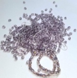 Lot of 3mm Crystal Fire Polished Beads - Light Purple