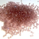 Lot of 3mm Crystal Fire Polished Beads - Purple