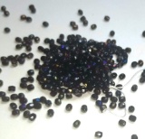 Lot of 3mm Crystal Fire Polished Beads - Iridescent Black