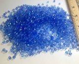 Lot of 3mm Crystal Fire Polished Beads - Iridescent Blue