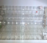 Clear Lucite Tiered Display Stand with 72 Individual Compartments