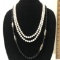 Faux Pearl & Beaded Necklaces