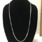 Heavy Thick Silver Tone Necklace
