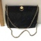 Vintage Black Mesh Bueno Purse with Adjustable Strap