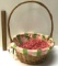 Pink and Green Decorative Basket