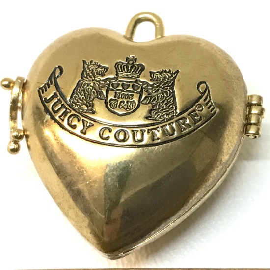 Juicy Couture Lip Gloss Puffy Heart Locket