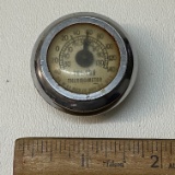 Vintage Tel-Tru Automobile Dashboard Thermometer with Suction Cup Base