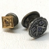 Pair of Vintage Masonic Pins