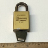 American Lock Company Padlock with Key