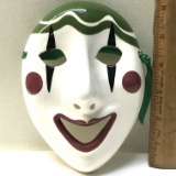 Handmade and Painted Mardi Gras Decorative Face Mask