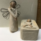 Willow Tree Angel Figurine & Trinket Box