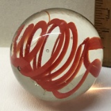 Collectible Spiral Marble
