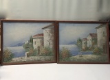 Pair of Original Framed Oil Paintings Signed 