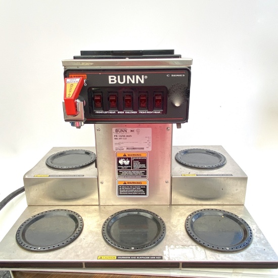 BUNN CRTF5-35 Automatic Coffee Brewer with 5 Warmers