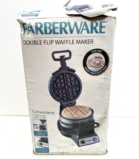 Farberware Double Flip Waffle Maker - Never Used