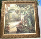 Large Square Framed Garden Print