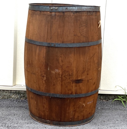 Vintage Wooden Barrel