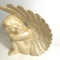 Ceramic Sleeping Angel with Large Wings (10” tall)