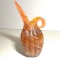 Art Glass Orange Creamer