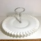 Beautiful Fenton Silver Crest Serving Platter with Handle