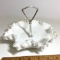 Fenton Silver Crest Dish with Handle