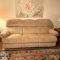 Beige Double Reclining Sofa