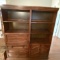 2 pc Shelving Units- Built in Secretary with Drawers