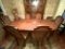 Beautiful Dining Table & Chairs Set - Chairs with Cane Backs & Upholstered Seats
