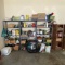 HUGE Lawn & Garden Lot with Shelving Units & Cabinet