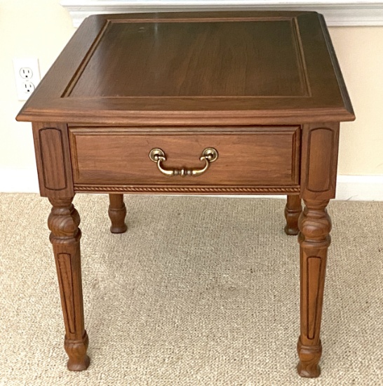 Broyhill Wooden End Table