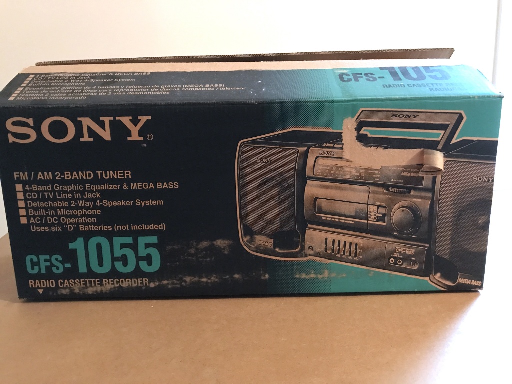 Sony CFS-1055 Radio Cassette Record with Box | Estate & Personal Property  Personal Property | Online Auctions | Proxibid
