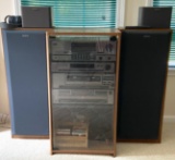 Sony Stereo Cabinet with 4 Speakers