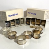 Lot of International Silver Plated Napkin Rings